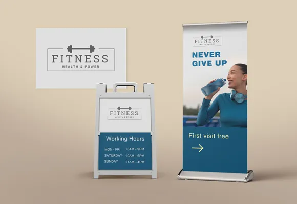 Design custom signs and print them online with Loom Signs