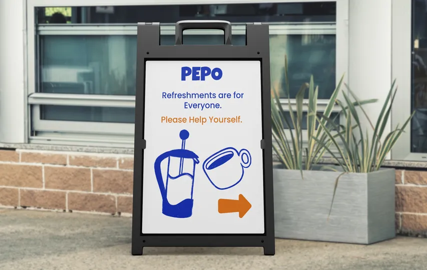 A Frame Directional Signs