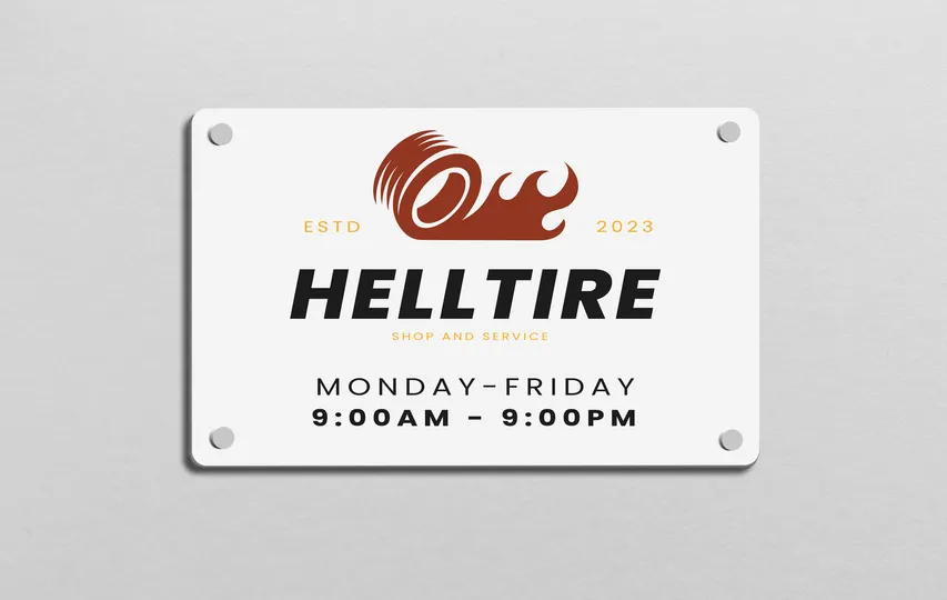 Aluminum Sign