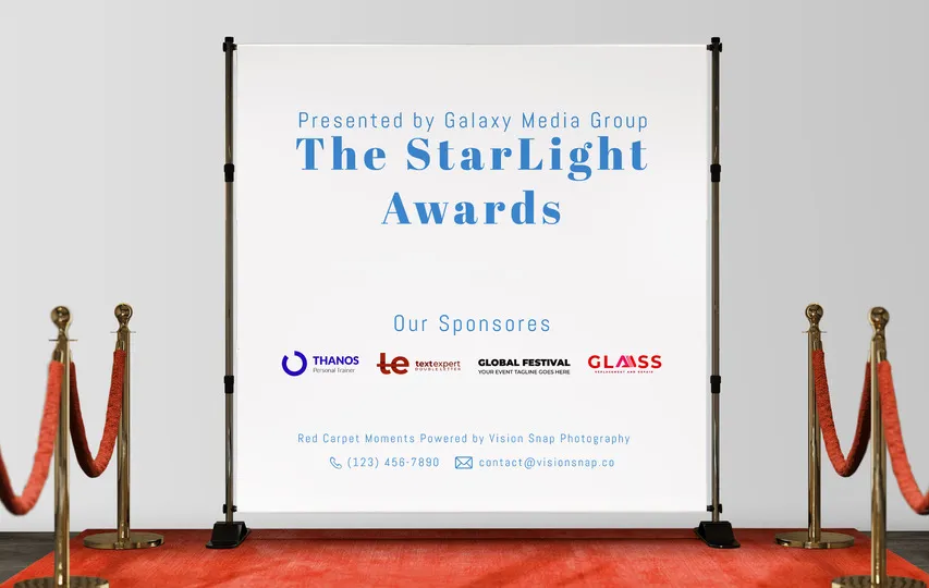 Event Step And Repeat Banner