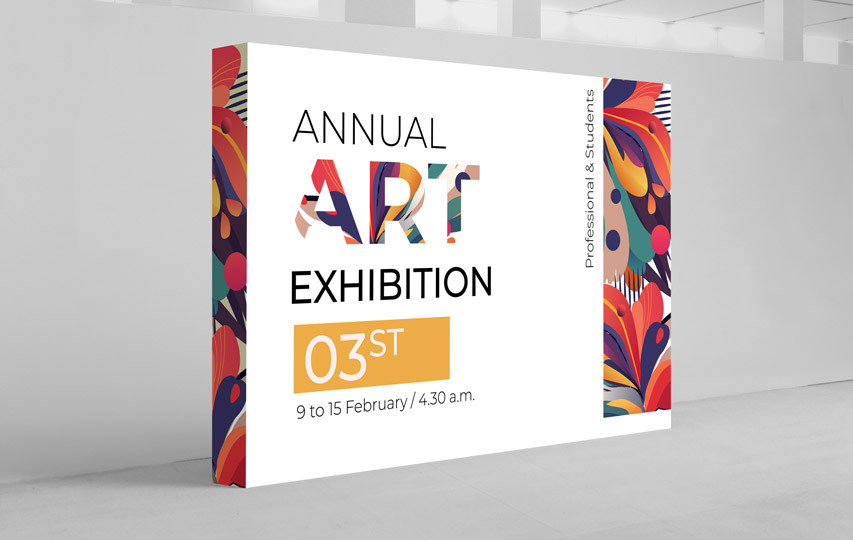 Exhibition Pop Up Banner