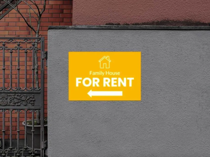 For Rent Reflective Stickers