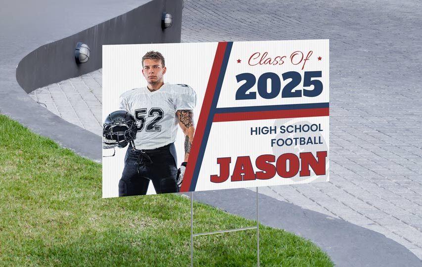 Graduation Corrugated Plastic Sign