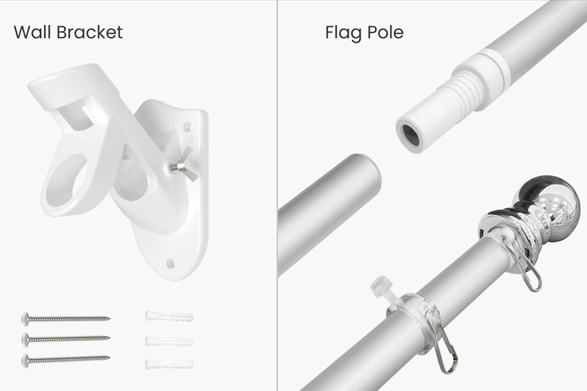 Installation Of Pole Flags