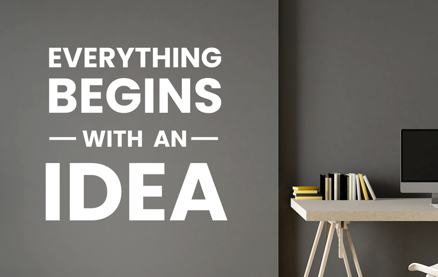 Motivational Quote Vinyl Lettering