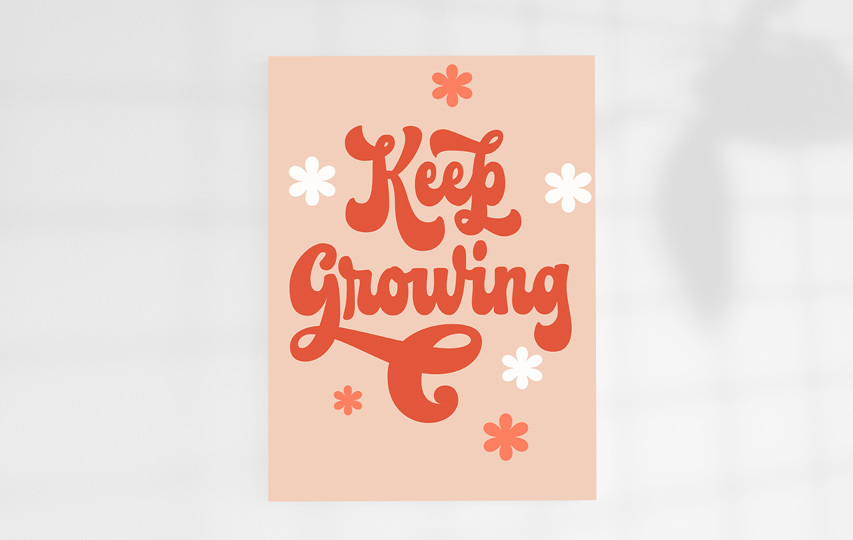 Motivational Slider Paper Poster