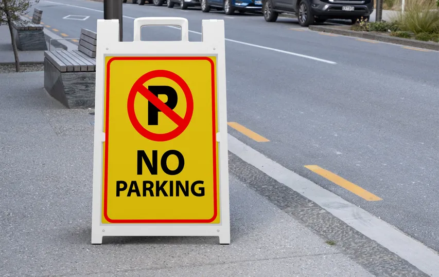 Parking Sidewalk Sandwich Boards