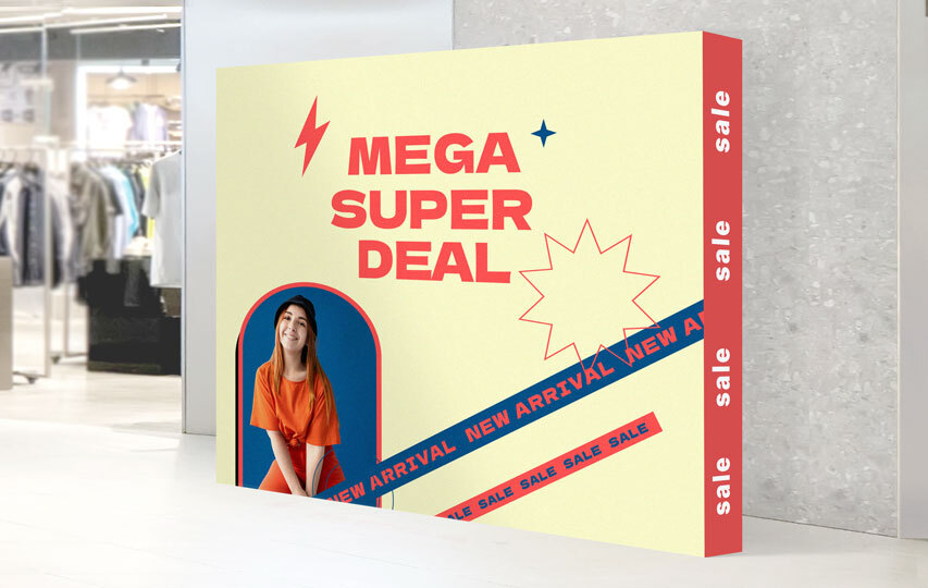 Promotional Pop Up Banner