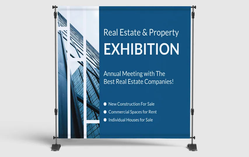 Real Estate Step And Repeat Banner