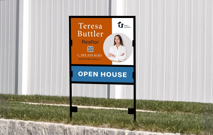 Realtor Headshot H Frame Sign