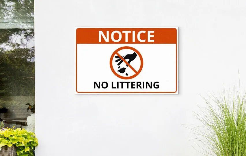 Regulatory Wooden Sign