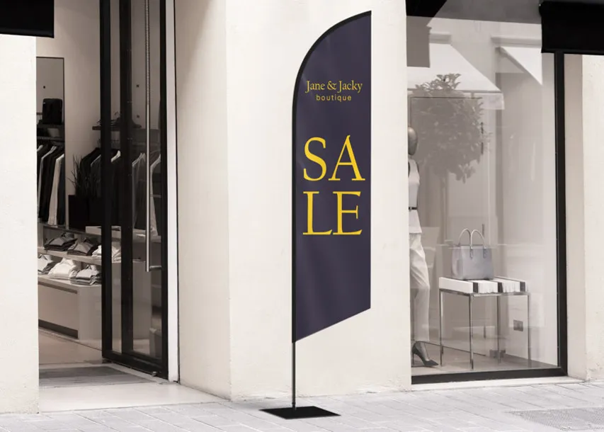 Sale Feather Flags For Boutiques