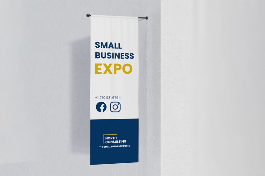 Small Business Expo Pole Flag