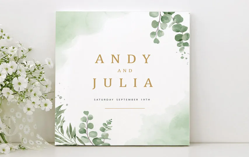 Wedding Event PVC Sign